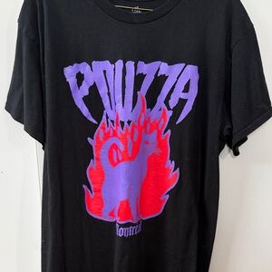 Pouzza fest 2025 black  Graphic Tee